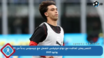 النصر يعلن تعاقده مع جواو فيليكس للعمل مع جيسوس بدءاً من 29 يوليو 2025